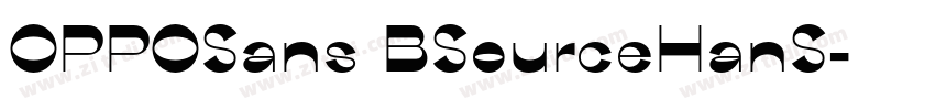 OPPOSans BSourceHanS字体转换 OPPOSans BSourceHanS字体转换